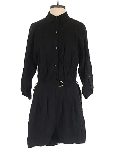 Pre-owned Zara Basic Romper In Black