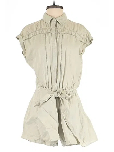 Pre-owned Zara Basic Romper In Gray