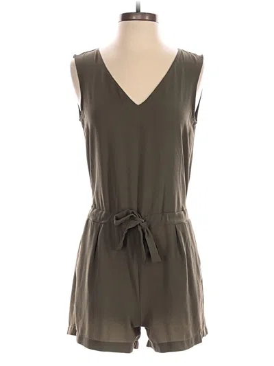 Pre-owned Zara Basic Romper In Gray