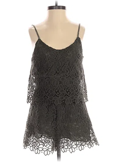 Pre-owned Zara Basic Romper In Green