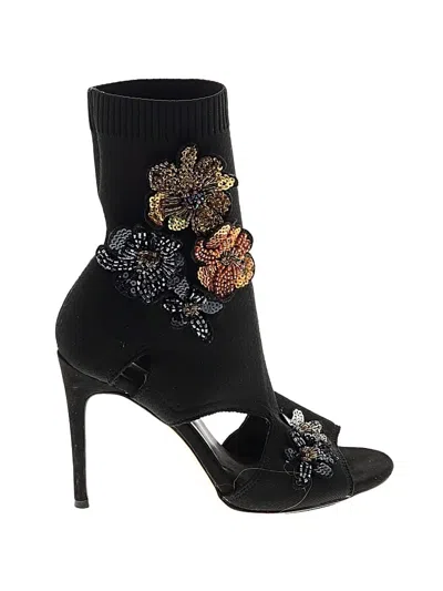 Pre-owned Zara Basic Sandals In Black