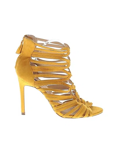 Pre-owned Zara Basic Sandals In Yellow