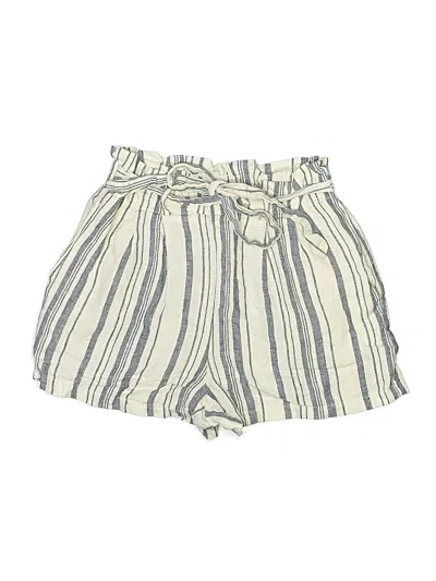 Pre-owned Zara Basic Shorts In Ivory