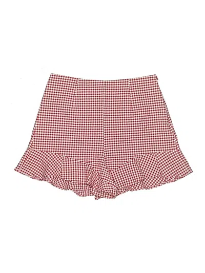 Pre-owned Zara Basic Shorts In Red