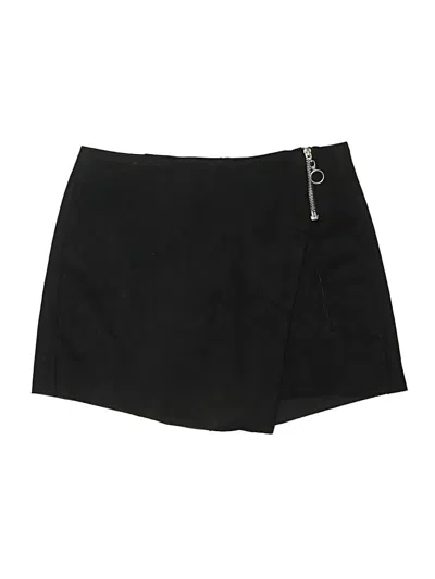 Pre-owned Zara Basic Skort In Black