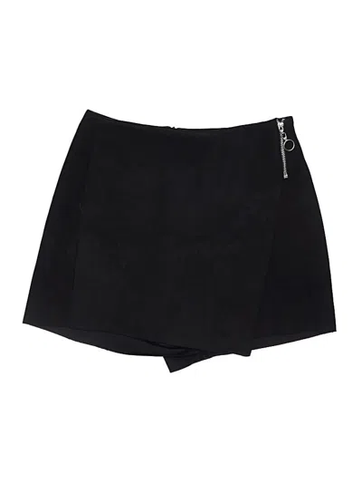 Pre-owned Zara Basic Skort In Black