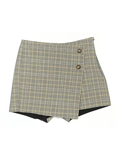 Pre-owned Zara Basic Skort In Gold