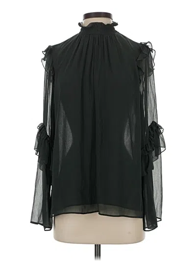 Pre-owned Zara Basic Sleeveless Blouse In Black