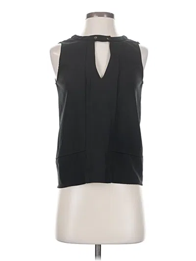 Pre-owned Zara Basic Sleeveless Blouse In Black