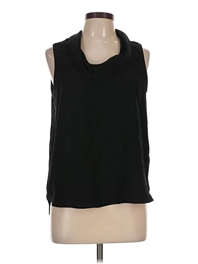 Pre-owned Zara Basic Sleeveless Blouse In Black
