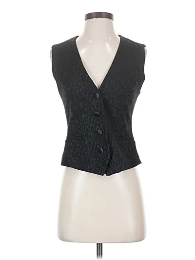Pre-owned Zara Basic Sleeveless Blouse In Black