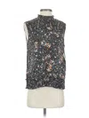 Zara Basic Sleeveless Blouse In Multi