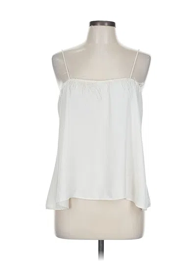 Pre-owned Zara Basic Sleeveless Blouse In White