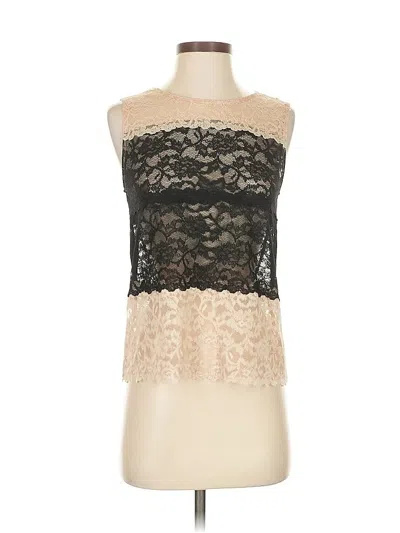 Pre-owned Zara Basic Sleeveless Blouse In White