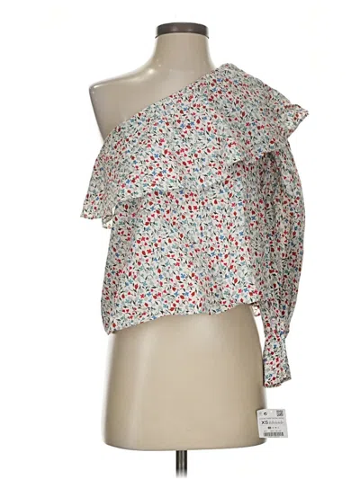 Pre-owned Zara Basic Sleeveless Blouse In White