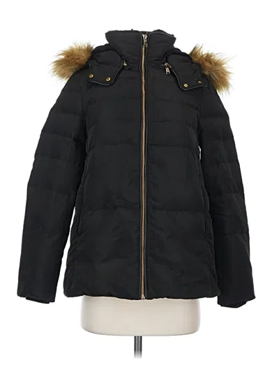 Pre-owned Zara Basic Snow Jacket In Black