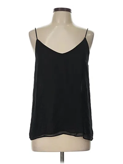 Pre-owned Zara Basic Tank Top Black Halter Neckline Tops