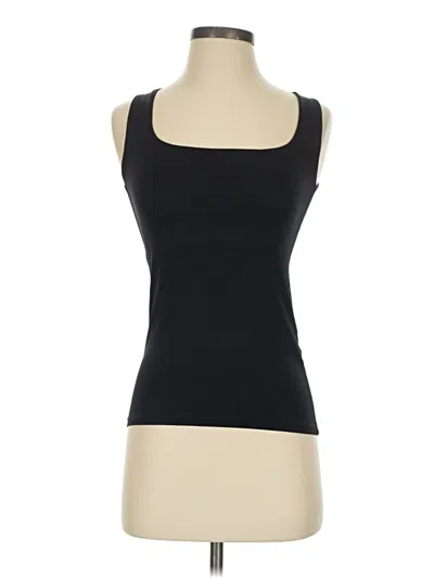 Pre-owned Zara Basic Tank Top Black Strapless Neckline Tops