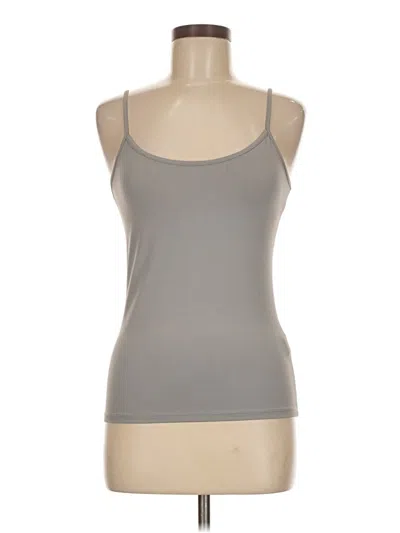 Pre-owned Zara Basic Tank Top Gray Strapless Neckline Tops