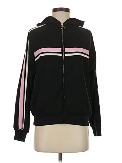 Pre-owned Zara Basic Track Jacket In Black
