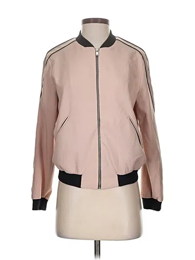 Pre-owned Zara Basic Track Jacket In Pink