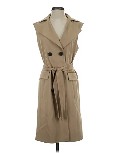 Pre-owned Zara Basic Trenchcoat In Brown