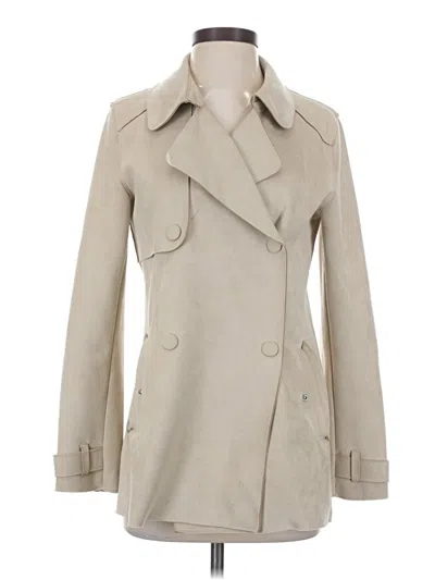 Pre-owned Zara Basic Trenchcoat In Brown