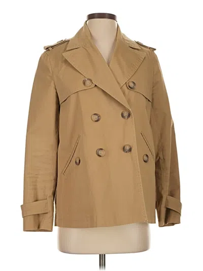 Pre-owned Zara Basic Trenchcoat In Brown