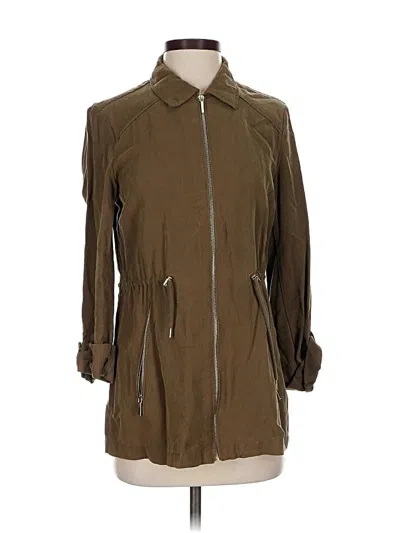 Pre-owned Zara Basic Trenchcoat In Brown
