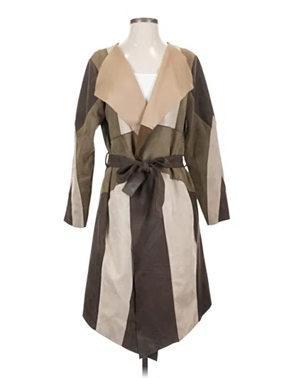 Pre-owned Zara Basic Trenchcoat In Brown