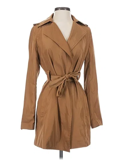 Pre-owned Zara Basic Trenchcoat In Brown
