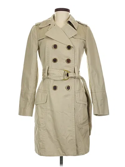 Pre-owned Zara Basic Trenchcoat In Tan