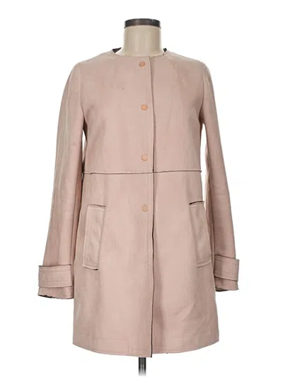 Pre-owned Zara Basic Trenchcoat In Tan