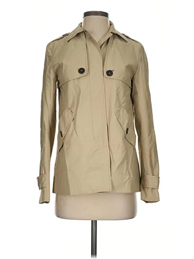 Pre-owned Zara Basic Trenchcoat In Tan