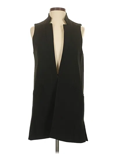 Pre-owned Zara Basic Tuxedo Vest In Black