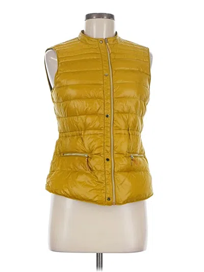 Pre-owned Zara Basic Vest In Yellow