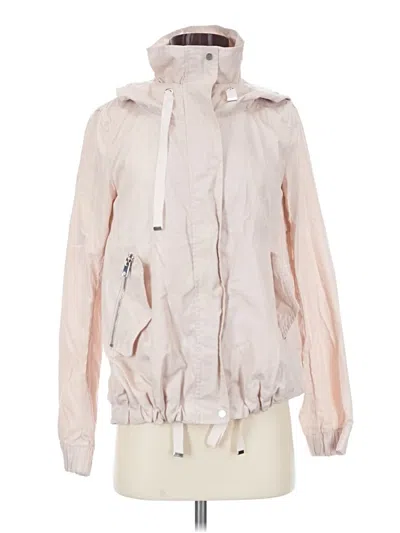 Pre-owned Zara Basic Windbreaker Jacket In Pink