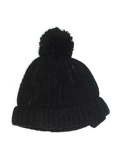 Pre-owned Zara Kids' Beanie Hat In Black