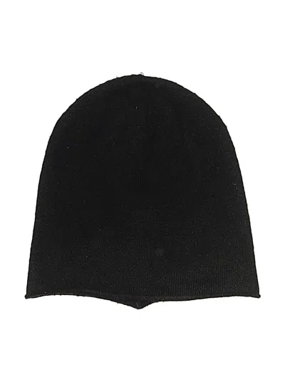 Pre-owned Zara Beanie Hat In Black
