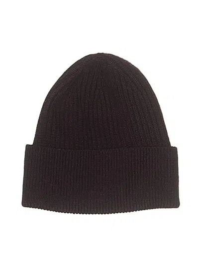 Pre-owned Zara Beanie Hat In Black