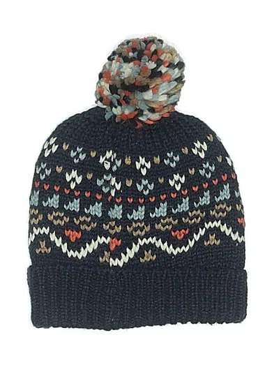 Pre-owned Zara Kids' Beanie Hat In Blue