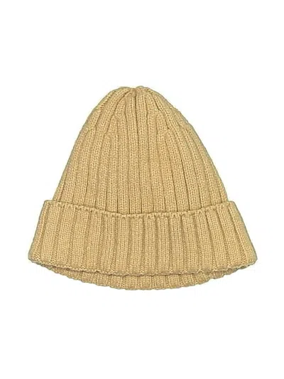 Pre-owned Zara Beanie Hat In Brown