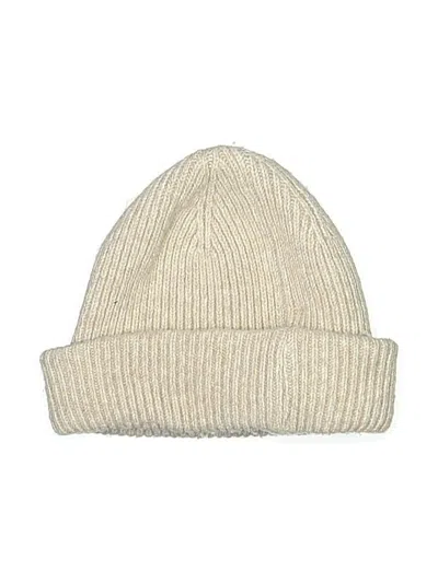 Pre-owned Zara Beanie Hat In Brown