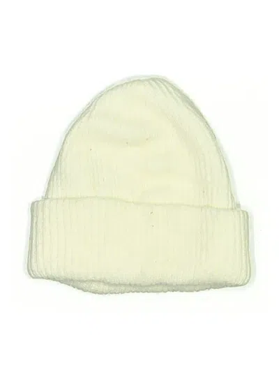 Pre-owned Zara Beanie Hat In Ivory