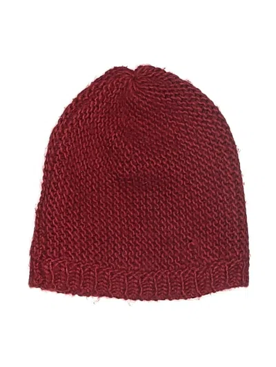 Pre-owned Zara Beanie Hat In Red