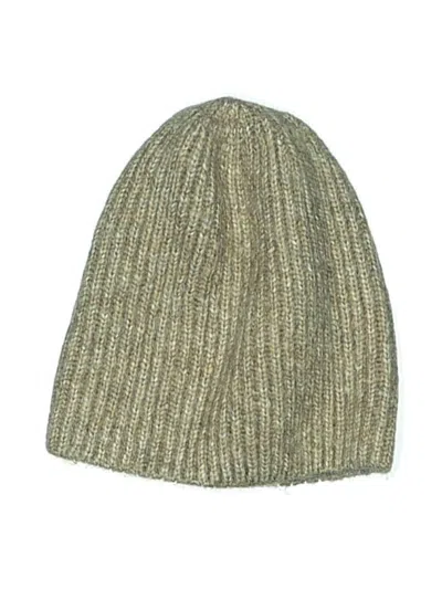 Pre-owned Zara Beanie Hat In Tan