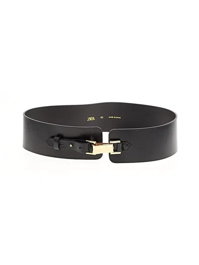 Pre-owned Zara Belt In Black