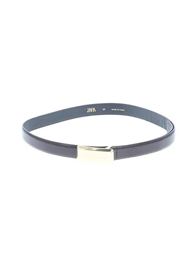 Pre-owned Zara Belt In Gray