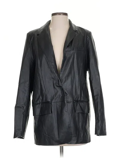Pre-owned Zara Blazer Jacket In Black