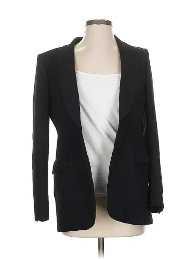 Pre-owned Zara Blazer Jacket In Black